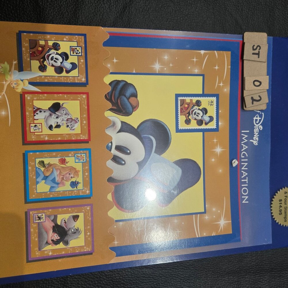 The Art of Disney Imagination 4 8 x 10 prints/stamps